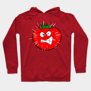 Angry Tomato portrait Art Hoodie